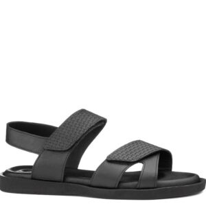 Босоніжки чоловічі, ZYM SHOES, шкіра, колір чорний, 102874